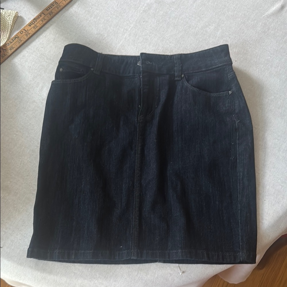 Ann Taylor Indigo Denim Skirt